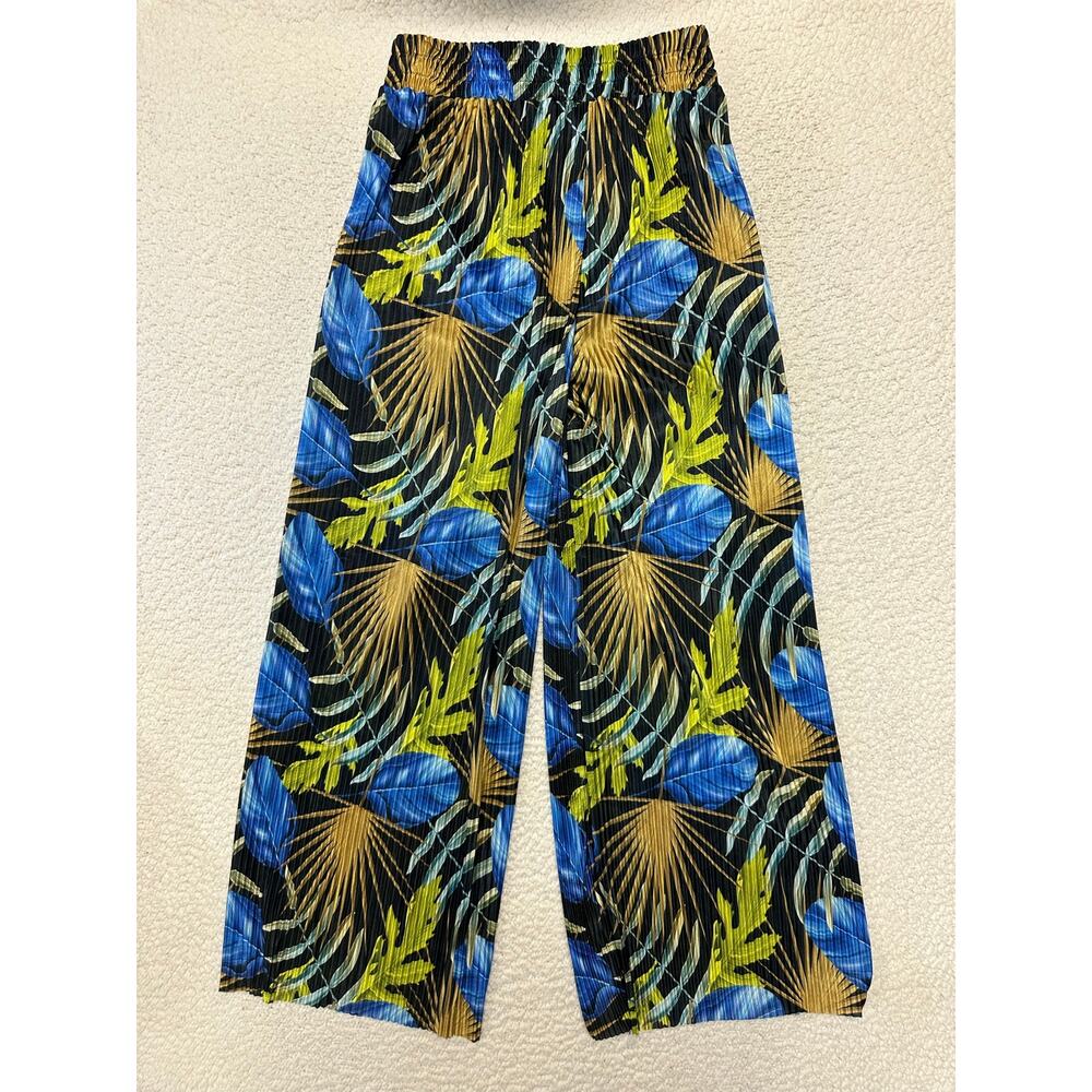 NWT* Island Crew Hawaii Womens Wide Leg Tropical Pants One Size - Picture 8 of 9